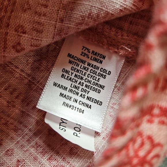 True Craft Women's Sz 0X Top pink sleeveless - Picture 4 of 9